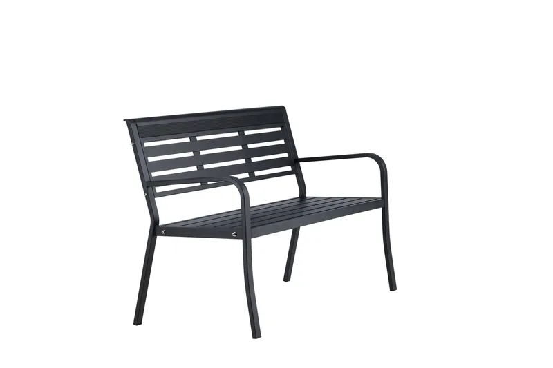 Elvas Utebänk - Svart - Utemöbler & utemiljö - Utesoffa - Trädgårdsbänk & utebänk