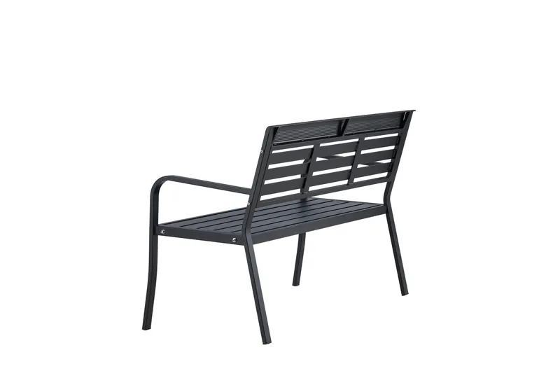 Elvas Utebänk - Svart - Utemöbler & utemiljö - Utesoffa - Trädgårdsbänk & utebänk