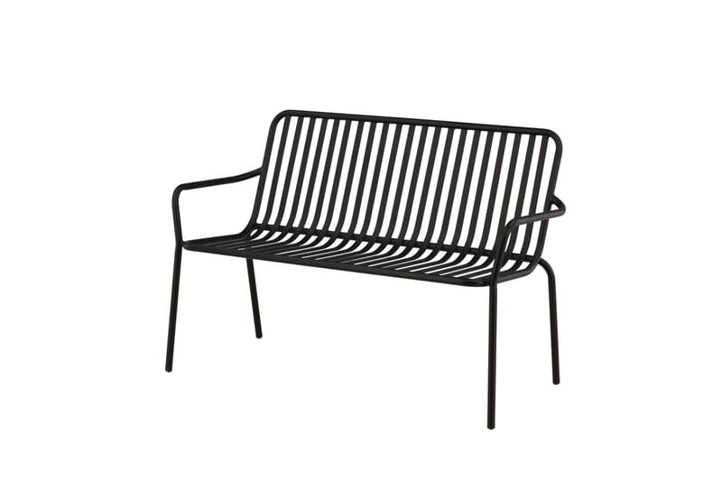 Peking Utebänk - Svart - Utemöbler & utemiljö - Utesoffa - Trädgårdsbänk & utebänk