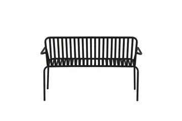 Peking Utebänk - Svart - Utemöbler & utemiljö - Utesoffa - Trädgårdsbänk & utebänk