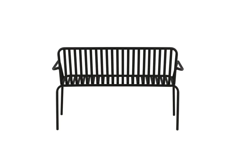 Peking Utebänk - Svart - Utemöbler & utemiljö - Utesoffa - Trädgårdsbänk & utebänk