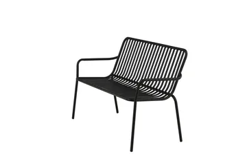 Peking Utebänk - Svart - Utemöbler & utemiljö - Utesoffa - Trädgårdsbänk & utebänk