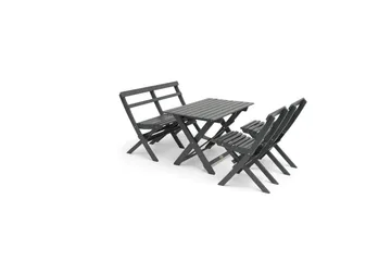 Utesoffa Hillerstorp Torpet Utesoffa Stålgrå - Stålgrå - Utemöbler & utemiljö - Utesoffa - Trädgårdssoffa