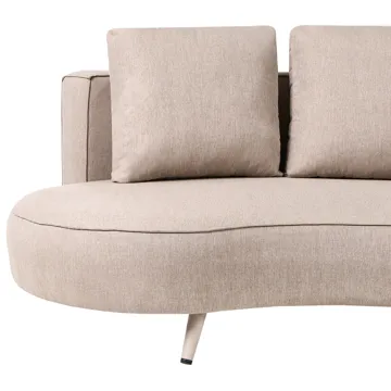 Utesoffa Parori Högervänd - Beige - Utemöbler & utemiljö - Utesoffa - Trädgårdssoffa