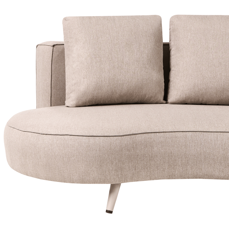 Utesoffa Parori Högervänd - Beige - Utemöbler & utemiljö - Utesoffa - Trädgårdssoffa