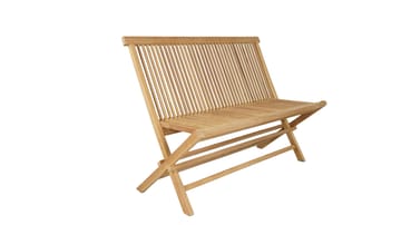 Utomhusbänk Milano fällbar bänk 120 cm - trä - Utemöbler & utemiljö - Utesoffa - Trädgårdsbänk & utebänk