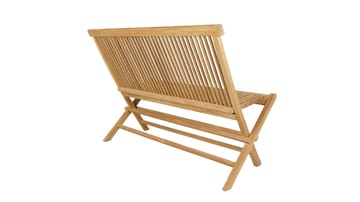 Utomhusbänk Milano fällbar bänk 120 cm - trä - Utemöbler & utemiljö - Utesoffa - Trädgårdsbänk & utebänk