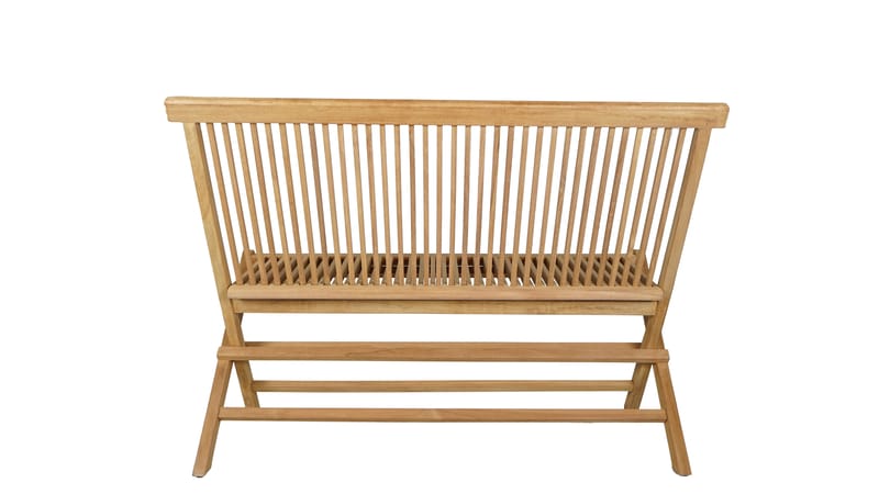 Utomhusbänk Milano fällbar bänk 120 cm - trä - Utemöbler & utemiljö - Utesoffa - Trädgårdsbänk & utebänk