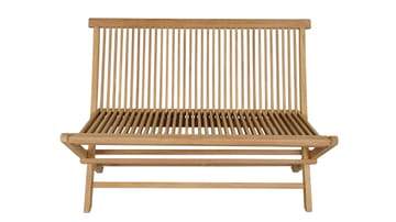 Utomhusbänk Milano fällbar bänk 120 cm - trä - Utemöbler & utemiljö - Utesoffa - Trädgårdsbänk & utebänk