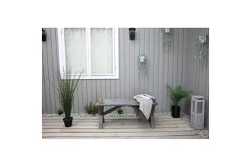 Utomhusbänk Scottsdale - Shabby Chic Grå, 100 cm - Utemöbler & utemiljö - Utesoffa - Trädgårdsbänk & utebänk
