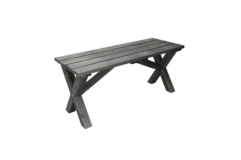 Utomhusbänk Scottsdale - Shabby Chic Grå, 100 cm - Utemöbler & utemilj ö - Utesoffa - Trädgårdsbänk & utebänk