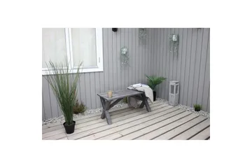 Utomhusbänk Scottsdale - Shabby Chic Grå, 100 cm - Utemöbler & utemiljö - Utesoffa - Trädgårdsbänk & utebänk