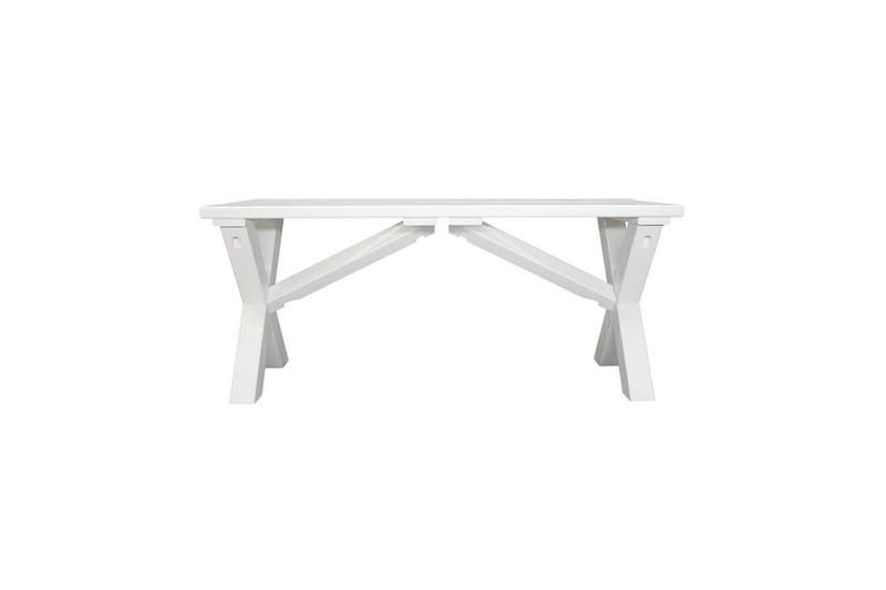 Utomhusbänk Scottsdale - Vit, 100 cm - Utemöbler & utemiljö - Utesoffa - Trädgårdsbänk & utebänk