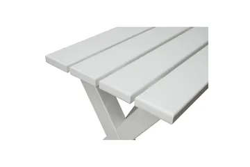 Utomhusbänk Scottsdale - Vit, 100 cm - Utemöbler & utemiljö - Utesoffa - Trädgårdsbänk & utebänk