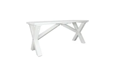 Utomhusbänk Scottsdale - Vit, 100 cm - Utemöbler & utemiljö - Utesoffa - Trädgårdsbänk & utebänk