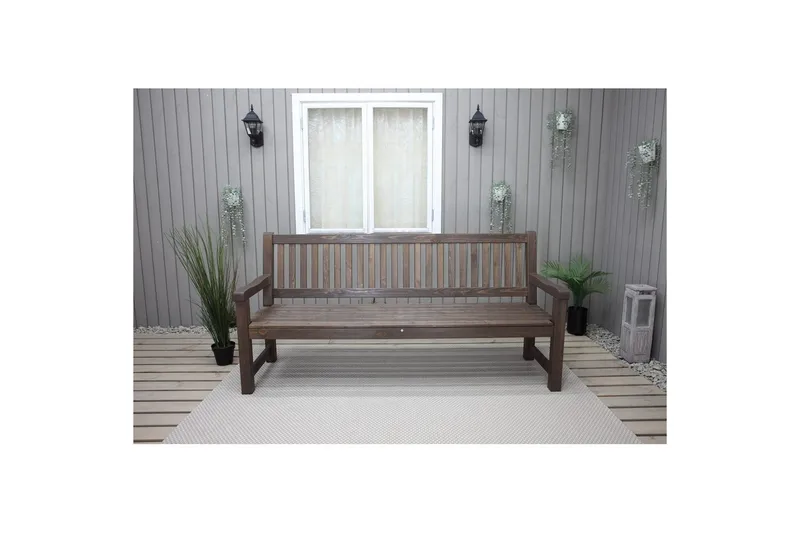 Utomhussoffa Brooklyn - Brun - Utemöbler & utemiljö - Utesoffa - Trädgårdsbänk & utebänk