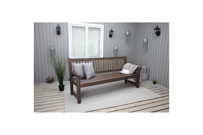 Utomhussoffa Brooklyn - Brun - Utemöbler & utemiljö - Utesoffa - Trädgårdsbänk & utebänk