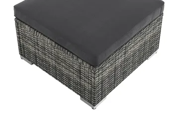 Wisconsin Divan Modul utomhus i konstrotting med vattenavisande dyna - Grå - Utemöbler & utemiljö - Övrigt utemöbler - Moduler utesoffa