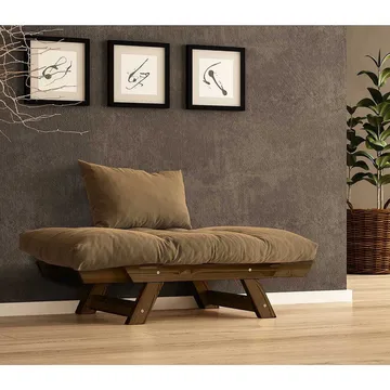 Zylar 2-sits Bäddsoffa - Brun - Möbler - Soffa - Bäddsoffa - 2 sits bäddsoffa