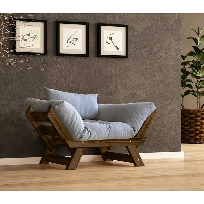 Zylar 2-sits Bäddsoffa - Grå - Möbler - Soffa - Bäddsoffa - 2 sits bäddsoffa