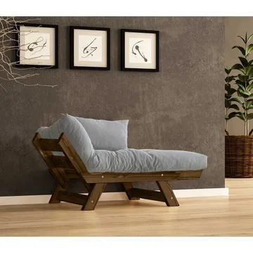 Zylar 2-sits Bäddsoffa - Grå - Möbler - Soffa - Bäddsoffa - 2 sits bäddsoffa