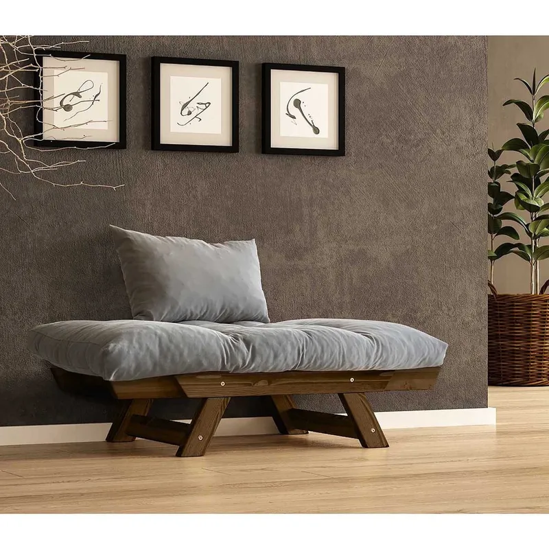 Zylar 2-sits Bäddsoffa - Grå - Möbler - Soffa - Bäddsoffa - 2 sits bäddsoffa