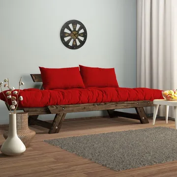 Zylar 2-sits Bäddsoffa - Röd - Möbler - Soffa - Bäddsoffa - 2 sits bäddsoffa