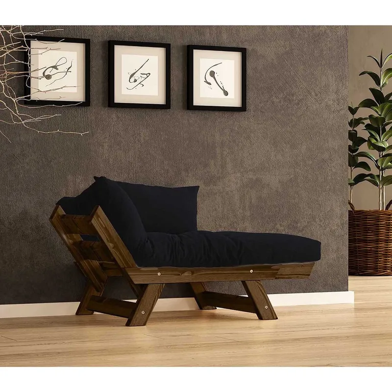 Zylar 2-sits Bäddsoffa - Svart - Möbler - Soffa - Bäddsoffa - 2 sits bäddsoffa