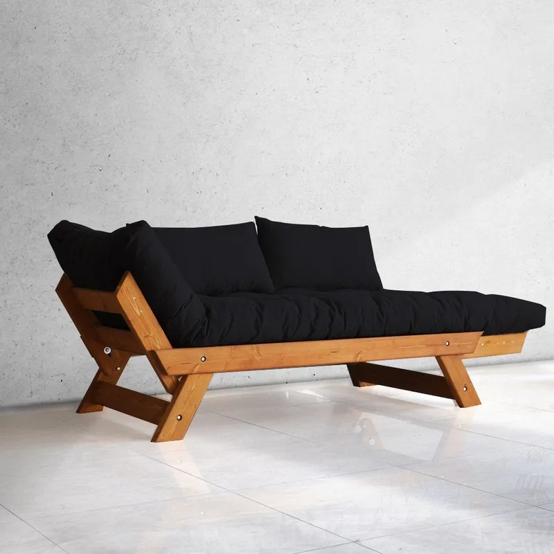 Zylar 2-sits Bäddsoffa - Svart - Möbler - Soffa - Bäddsoffa - 2 sits bäddsoffa