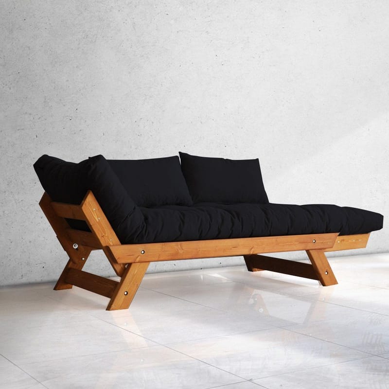 Zylar 2-sits Bäddsoffa - Svart - Möbler - Soffa - Bäddsoffa - 2 sits bäddsoffa