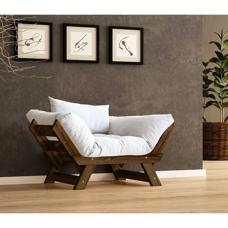 Zylar 2-sits Bäddsoffa - Vit - Möbler - Soffa - Bäddsoffa - 2 sits bäddsoffa