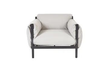 Abbotsford Utefåtölj - Svart/Grå - Utemöbler & utemiljö - Utestol & trädgårdsstol - Utefåtölj & loungefåtölj