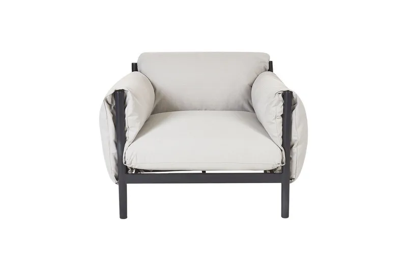 Abbotsford Utefåtölj - Svart/Grå - Utemöbler & utemiljö - Utestol & trädgårdsstol - Utefåtölj & loungefåtölj