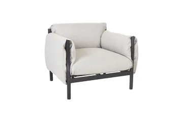 Abbotsford Utefåtölj - Svart/Grå - Utemöbler & utemiljö - Utestol & trädgårdsstol - Utefåtölj & loungefåtölj