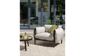 Abbotsford Utefåtölj - Svart/Grå - Utemöbler & utemiljö - Utestol & trädgårdsstol - Utefåtölj & loungefåtölj