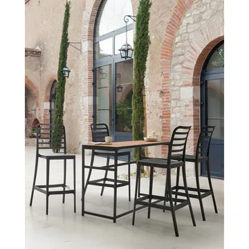 Barstol Seceda 4-pack - Utemöbler & utemiljö - Utestol & trädgårdsstol - Barstol utomhus