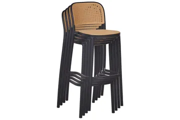 Barstol set om 4 Plose - Utemöbler & utemiljö - Utestol & trädgårdsstol - Barstol utomhus