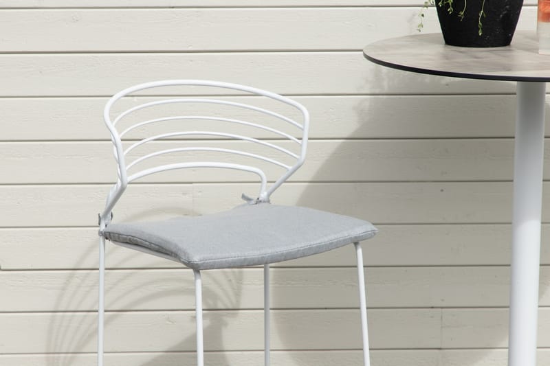 Barstol Milano Vit - Barstol utomhus