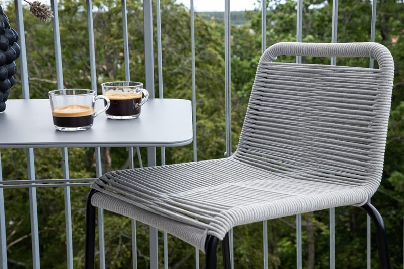 Barstol Utomhus Lindos Ljusgrå - Venture Home - Utemöbler & utemiljö - Utestol & trädgårdsstol - Barstol utomhus