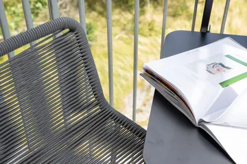 Lindos Barstol Utomhus - Mörkgrå - Utemöbler & utemiljö - Utestol & trädgårdsstol - Barstol utomhus