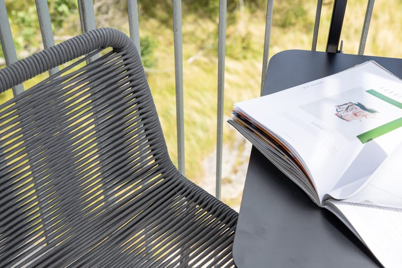 Lindos Barstol Utomhus - Mörkgrå - Utemöbler & utemiljö - Utestol & trädgårdsstol - Barstol utomhus