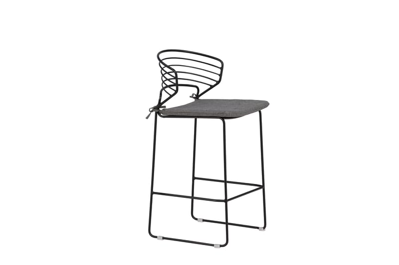 Milano Barstol Utomhus - Svart - Utemöbler & utemiljö - Utestol & trädgårdsstol - Barstol utomhus