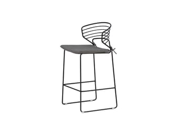 Milano Barstol Utomhus - Svart - Utemöbler & utemiljö - Utestol & trädgårdsstol - Barstol utomhus