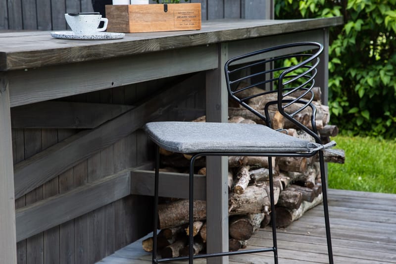 Milano Barstol Utomhus - Svart - Utemöbler & utemiljö - Utestol & trädgårdsstol - Barstol utomhus