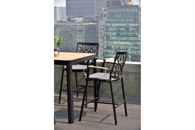 Portals Barstol Utomhus - Svart - Utemöbler & utemiljö - Utestol & trädgårdsstol - Barstol utomhus