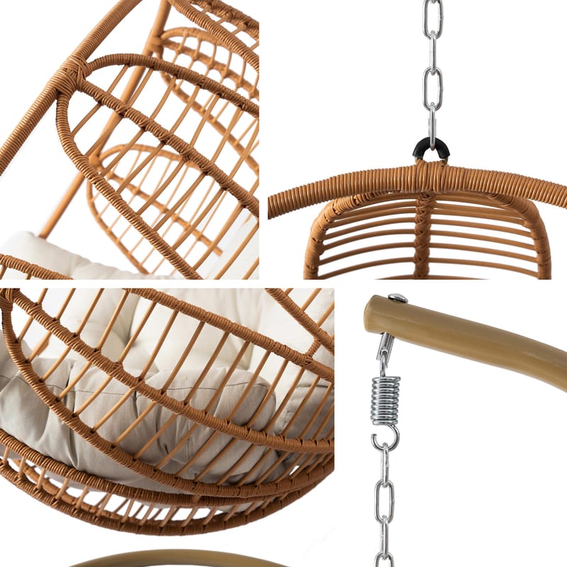 Bravion Hängstol utomhus - beige - Utemöbler & utemiljö - Utestol & trädgårdsstol - Hängfåtölj & hängstol utomhus
