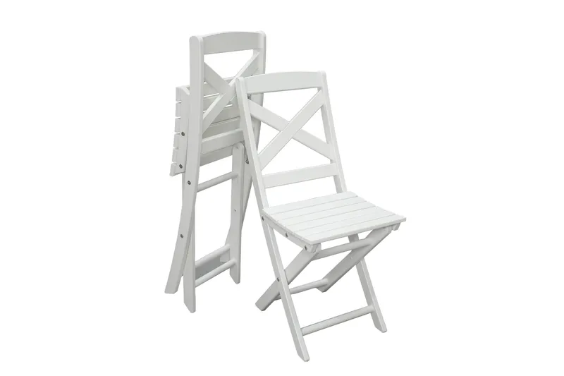 CALAYAN Klappstol Utomhus Vit - Utemöbler & utemiljö - Utestol & trädgårdsstol - Cafestol & klappstol utomhus