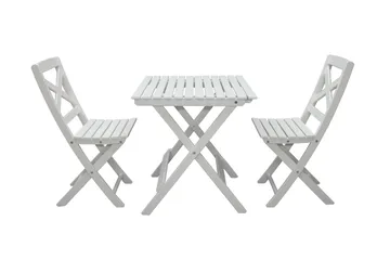 CALAYAN Klappstol Utomhus Vit - Utemöbler & utemiljö - Utestol & trädgårdsstol - Cafestol & klappstol utomhus