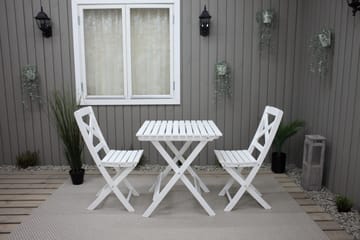 CALAYAN Klappstol Utomhus Vit - Utemöbler & utemiljö - Utestol & trädgårdsstol - Cafestol & klappstol utomhus