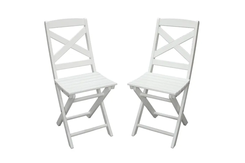 CALAYAN Klappstol Utomhus Vit